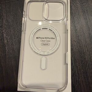 EUC Apple iPhone 16 Pro Max Transparent MagSafe Case